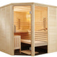 Sauna Alaska Corner Infravermelhos com porta de vidro.