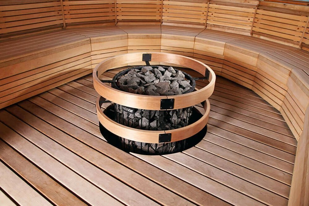 Aquecedor Elétrico para Sauna Harvia Legend HPO165400 – 16,5 kW, Preto - Saunamo