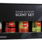 Aromas para Sauna e Vapor Harvia em caixa.
