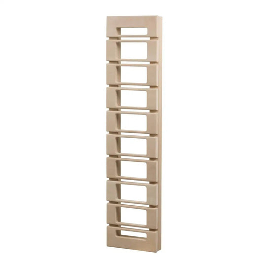 Encosto Prestigioso para Aquecedores Infravermelhos em madeira clara.