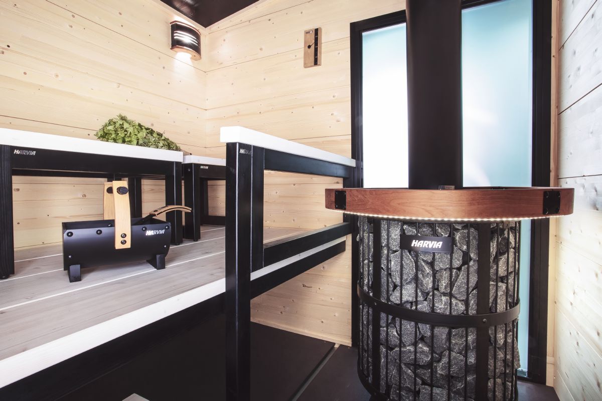 Grade de Proteção com LED Harvia Legend – Bétula Termotratada (SASPO240L / SASPO241L) - Saunamo