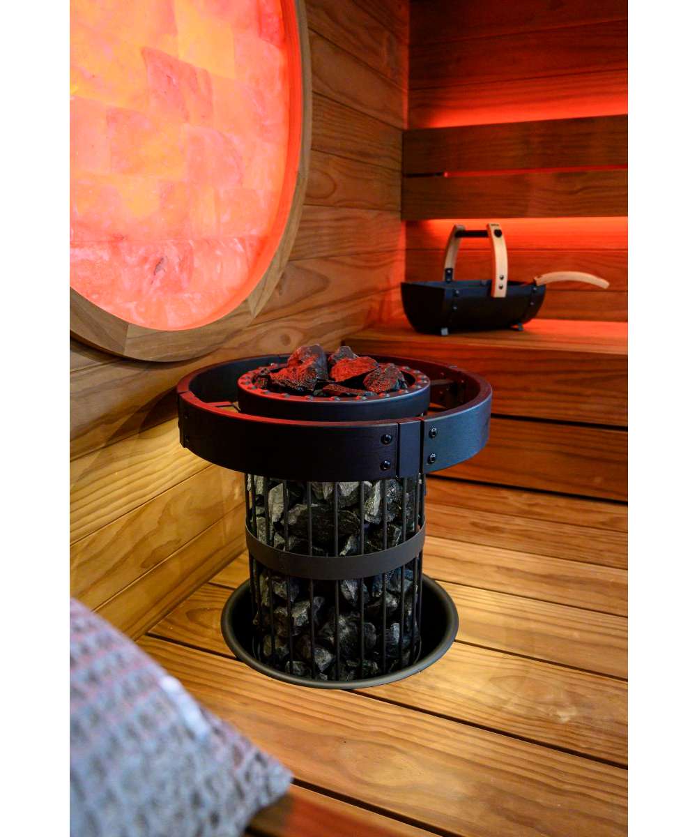 Grade de Proteção Harvia Legend – Bétula Termotratada Preta - Saunamo