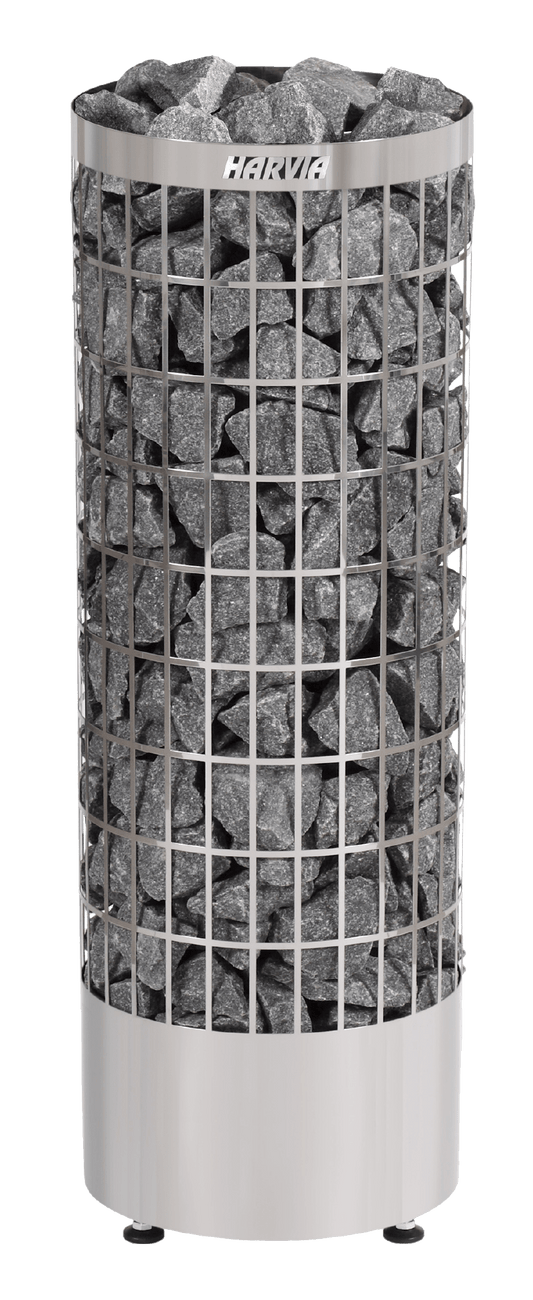 Harvia Cilindro Aquecedor Elétrico de Sauna com pedras.