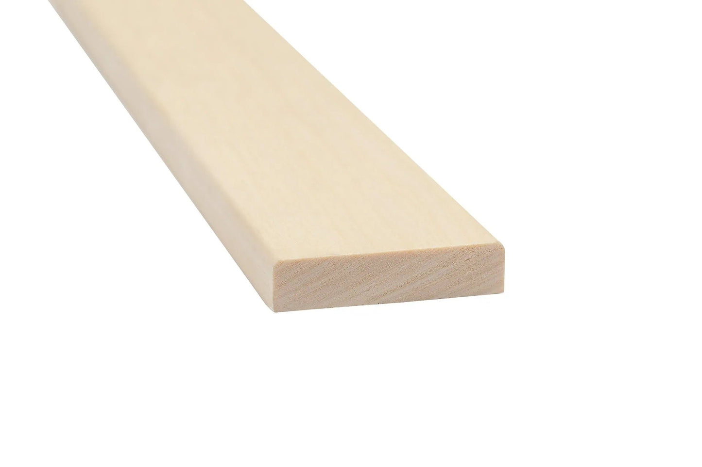 Moldura de Sauna KA - MOULDING 14x60mm Álamo (Aspen) – Pacote de 5 peças - Saunamo