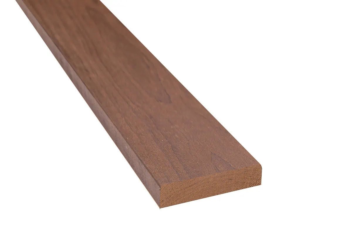 Moldura de Sauna KA - MOULDING 14x60mm Amieiro Termo Escuro (Dark Th. Alder) – Pacote de 5 peças - Saunamo