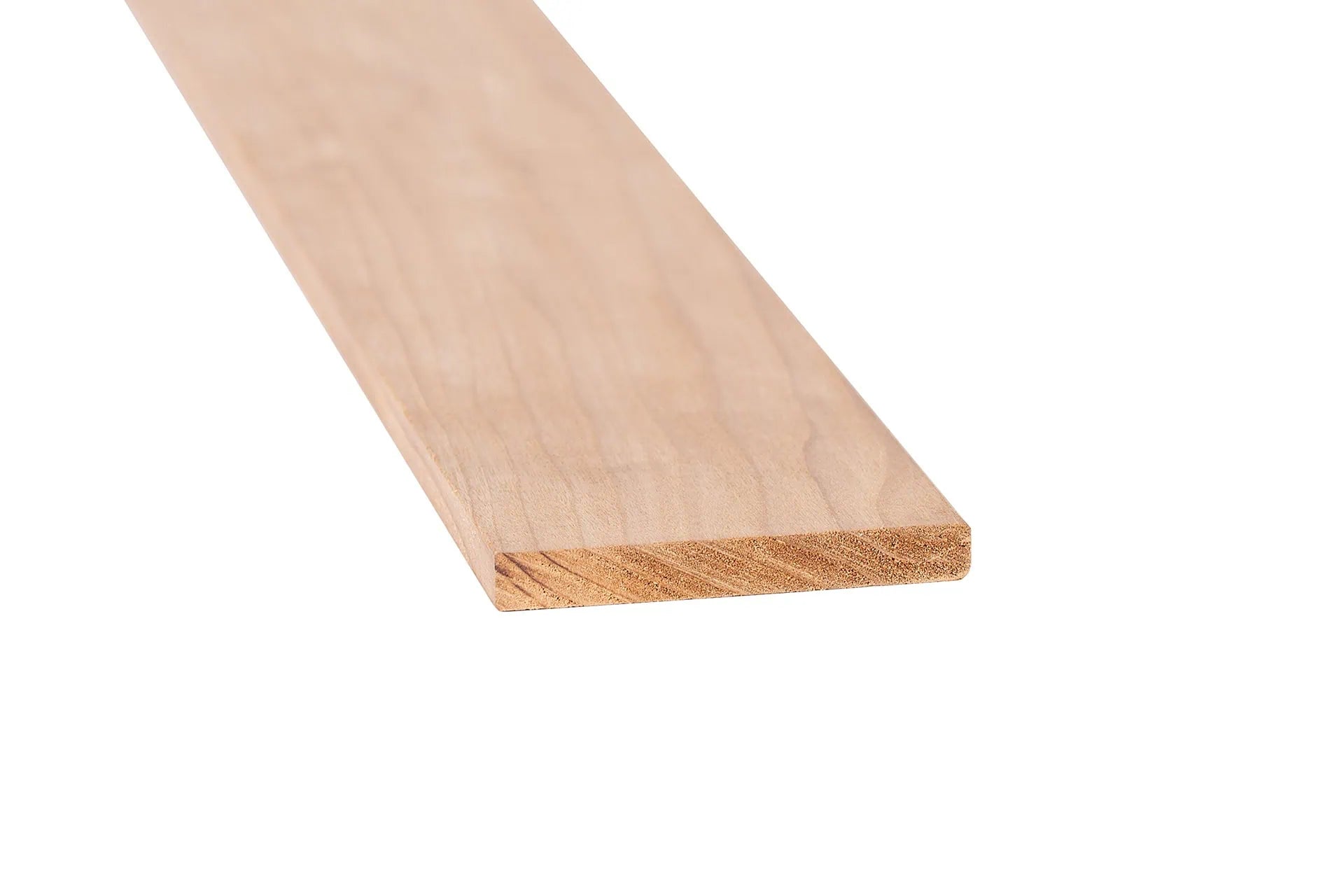 Moldura de Sauna KA - MOULDING 8x65mm Álamo Termomodificado (Thermo Aspen) – Pacote de 5 peças - Saunamo