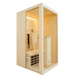 Sauna de Infravermelhos Minimy com porta de vidro.