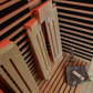 Sauna de Infravermelhos Spectrum com cadeiras de madeira em hemlock.