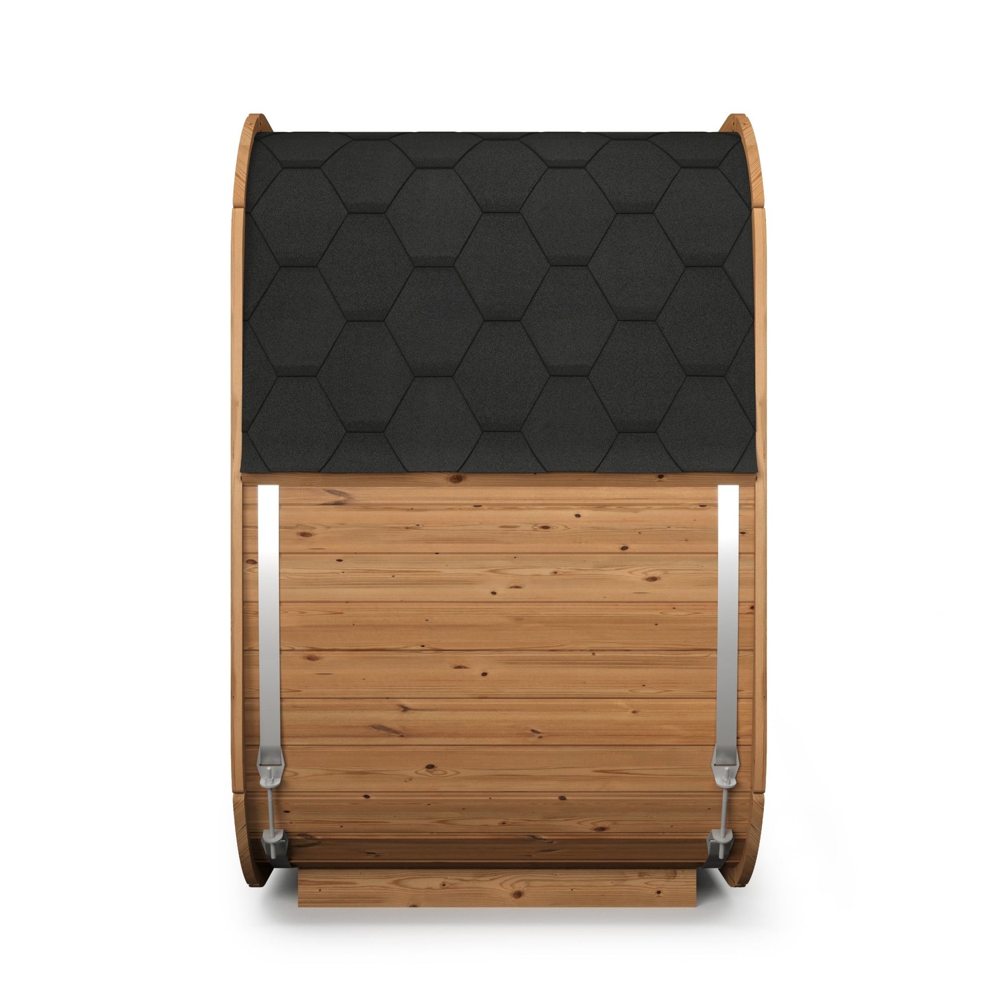 Sauna Exterior Cube 125 com design moderno e robusto.