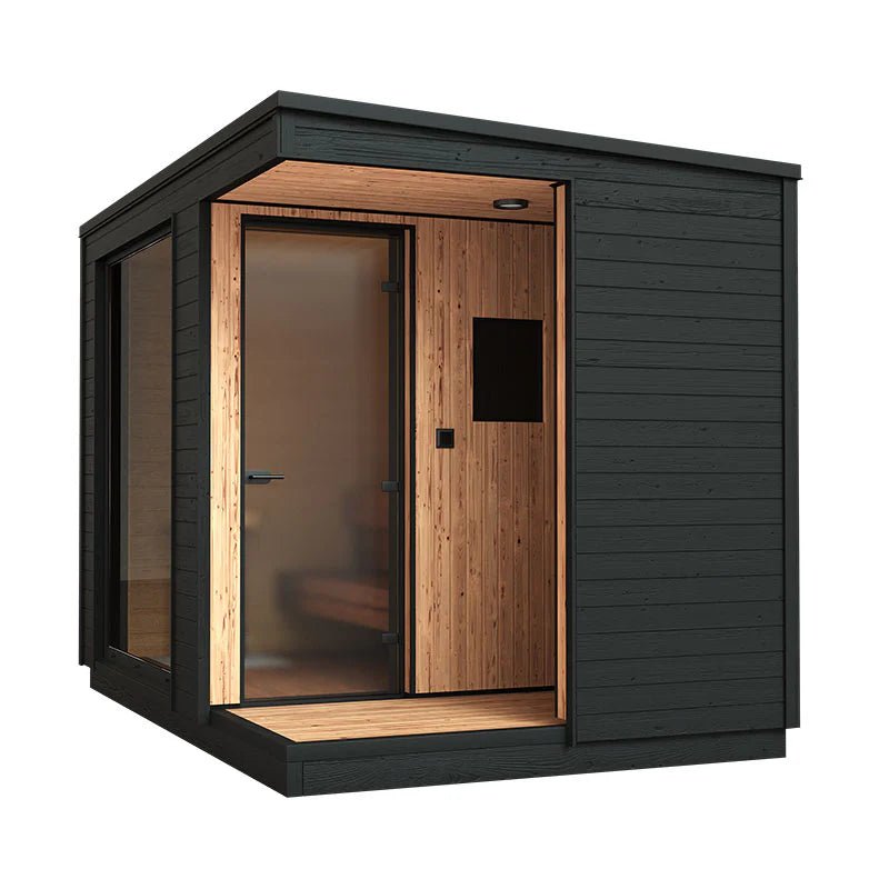 Sauna Exterior Helsinki L com Duche, design elegante e funcional.