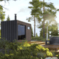 Sauna Exterior Isolada - Sauna Legend em cenário natural.