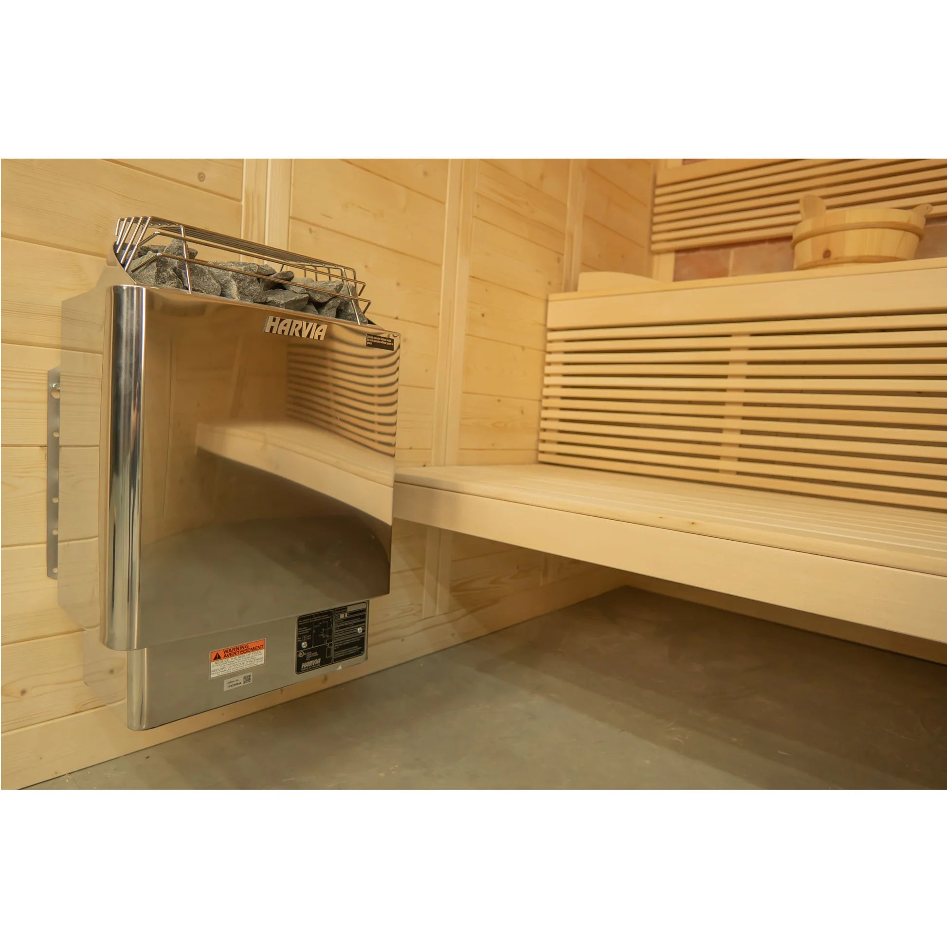 Sauna Interior Himalaya Corner - Saunamo