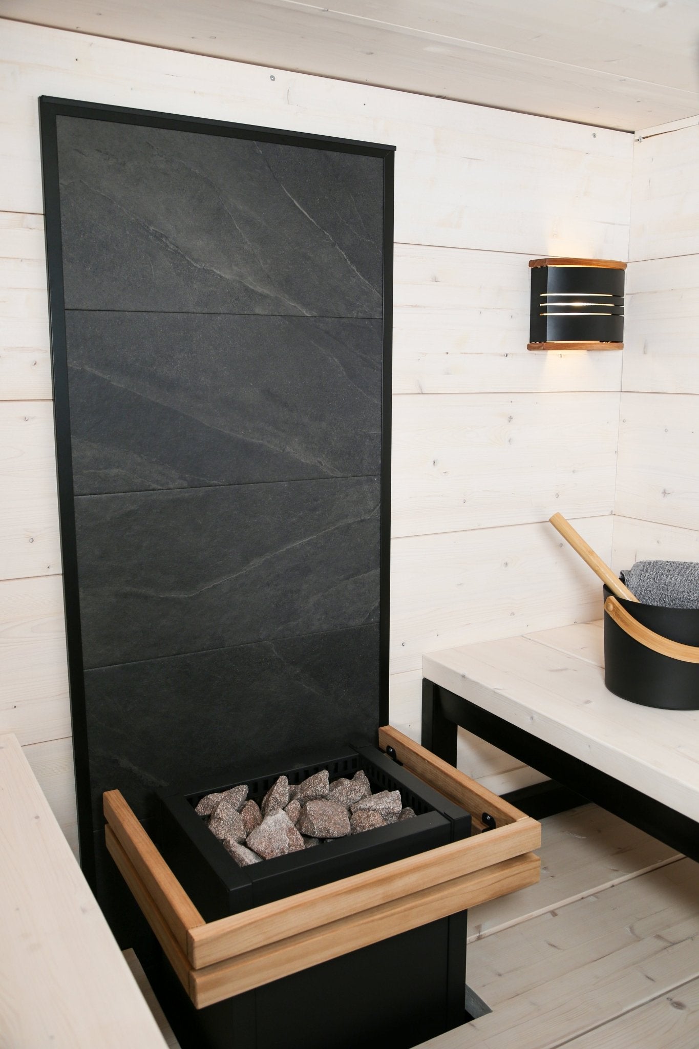 Sauna Solide com design moderno e acabamentos personalizáveis.