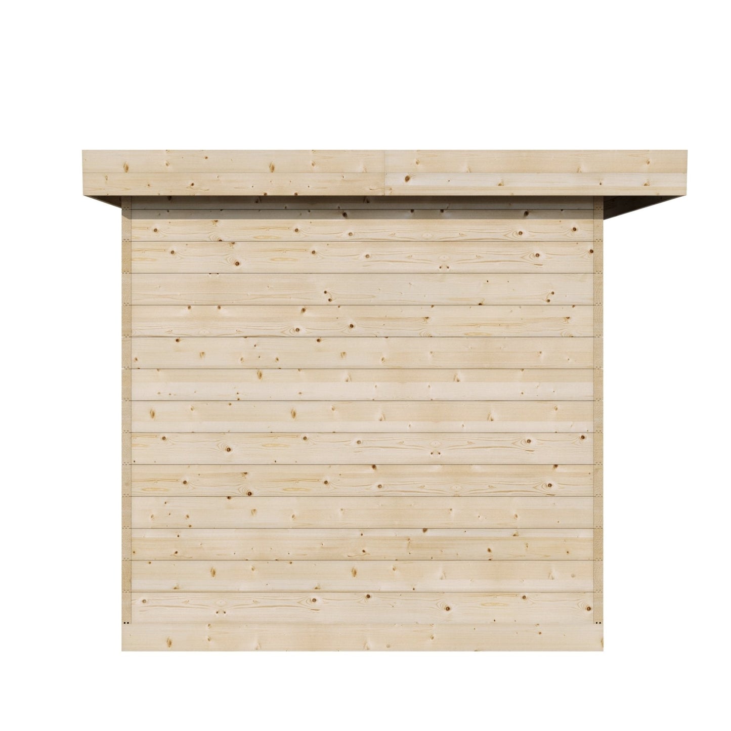 Sauna Exterior Deluxe com design moderno e minimalista.