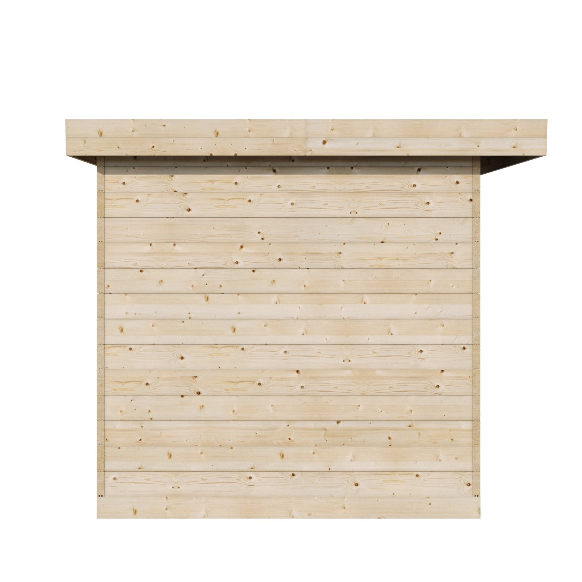 Sauna Exterior Deluxe com design moderno e minimalista.